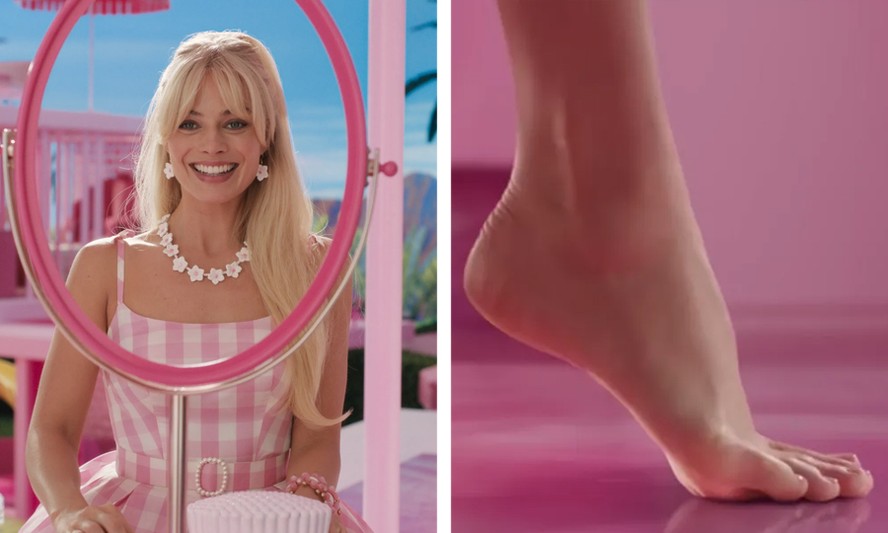Margot Robbie no filme Barbie (2023)
