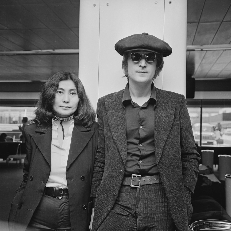 Yoko Ono e John Lennon — Foto: Getty Images