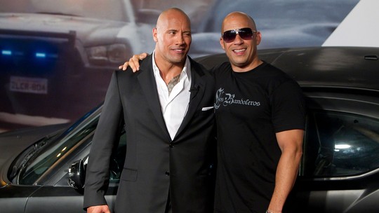 Dwayne Johnson, o The Rock, anuncia fim de treta com Vin Diesel: 'Deixamos o passado para trás'