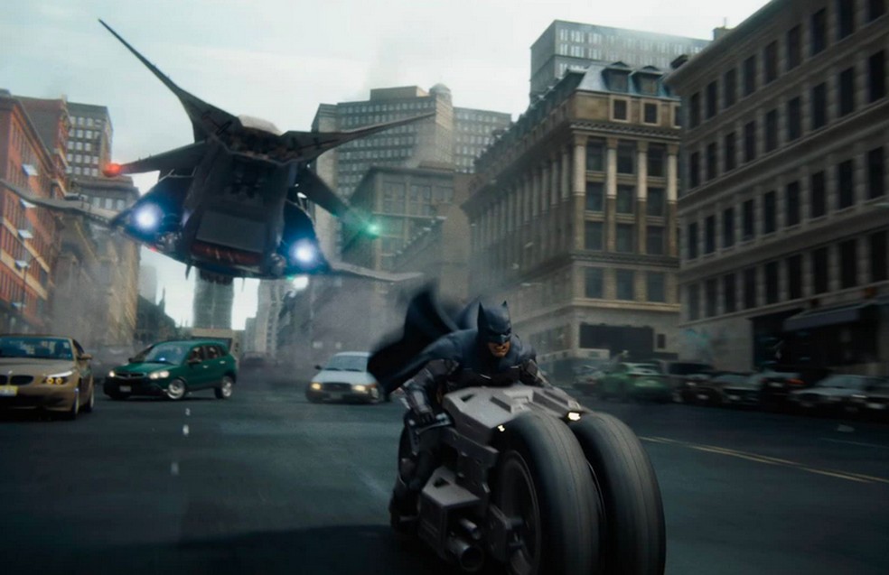 Ben Affleck como o Batman em cena de The Flash (2023) — Foto: Reprodução
