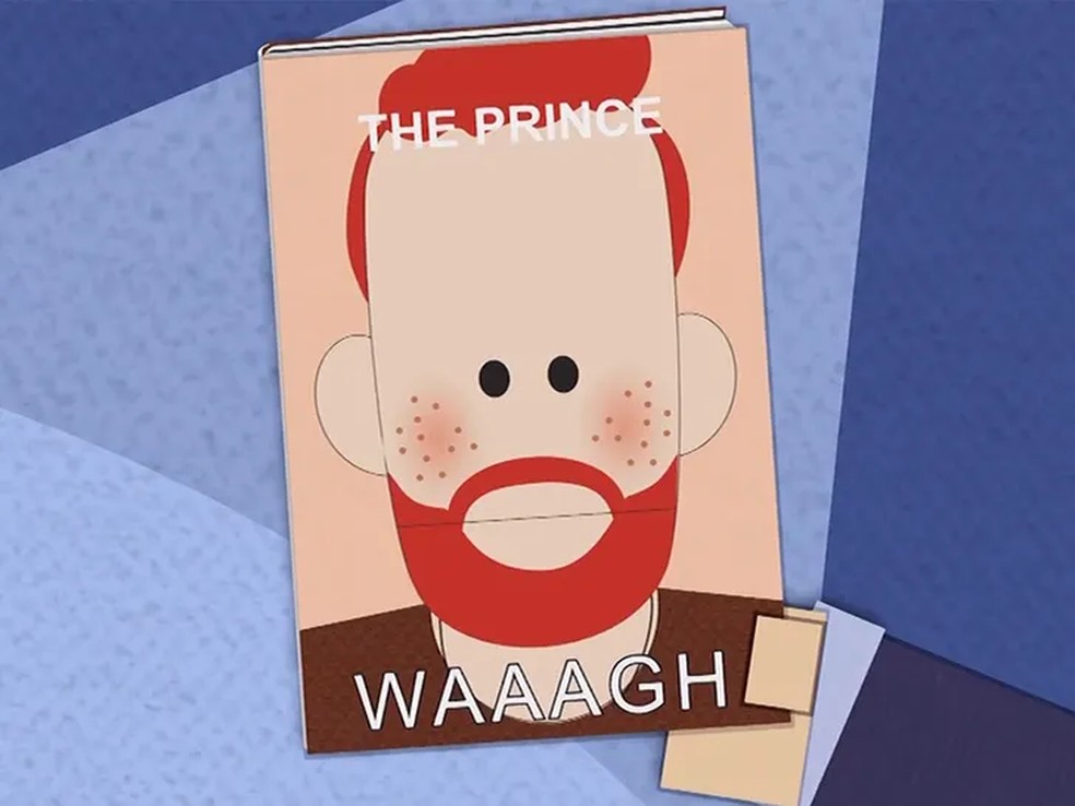 Episódio de South Park zoou autobiografia do príncipe Harry, O Que Sobra — Foto: reprodução