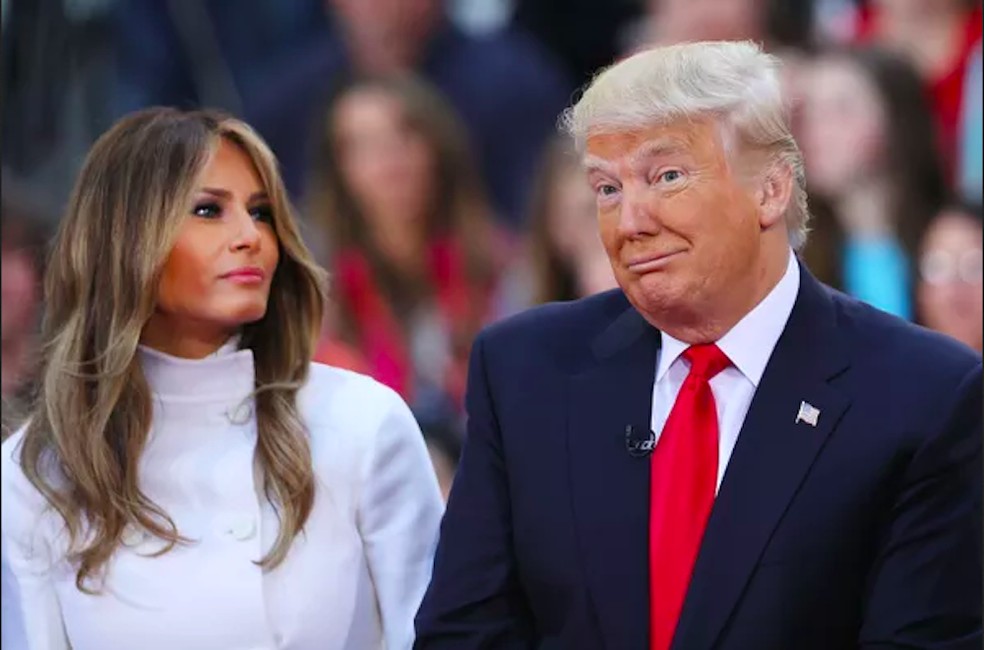 Melania Trump e Donald Trump — Foto: Getty Images