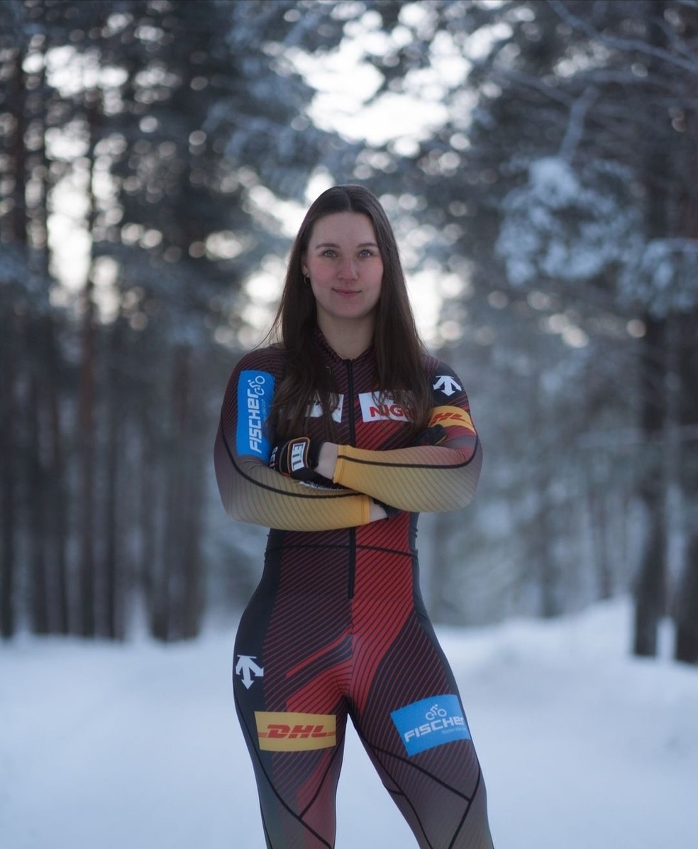 A alemã Lisa Buckwitz, ouro no bobsled — Foto: reprodução/Instagram