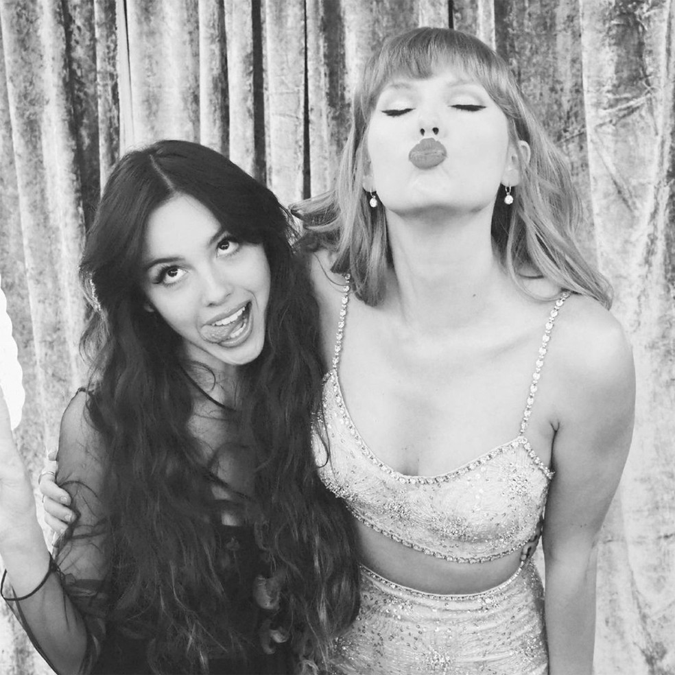 Olivia Rodrigo e Taylor Swift — Foto: Reprodução/Instagram
