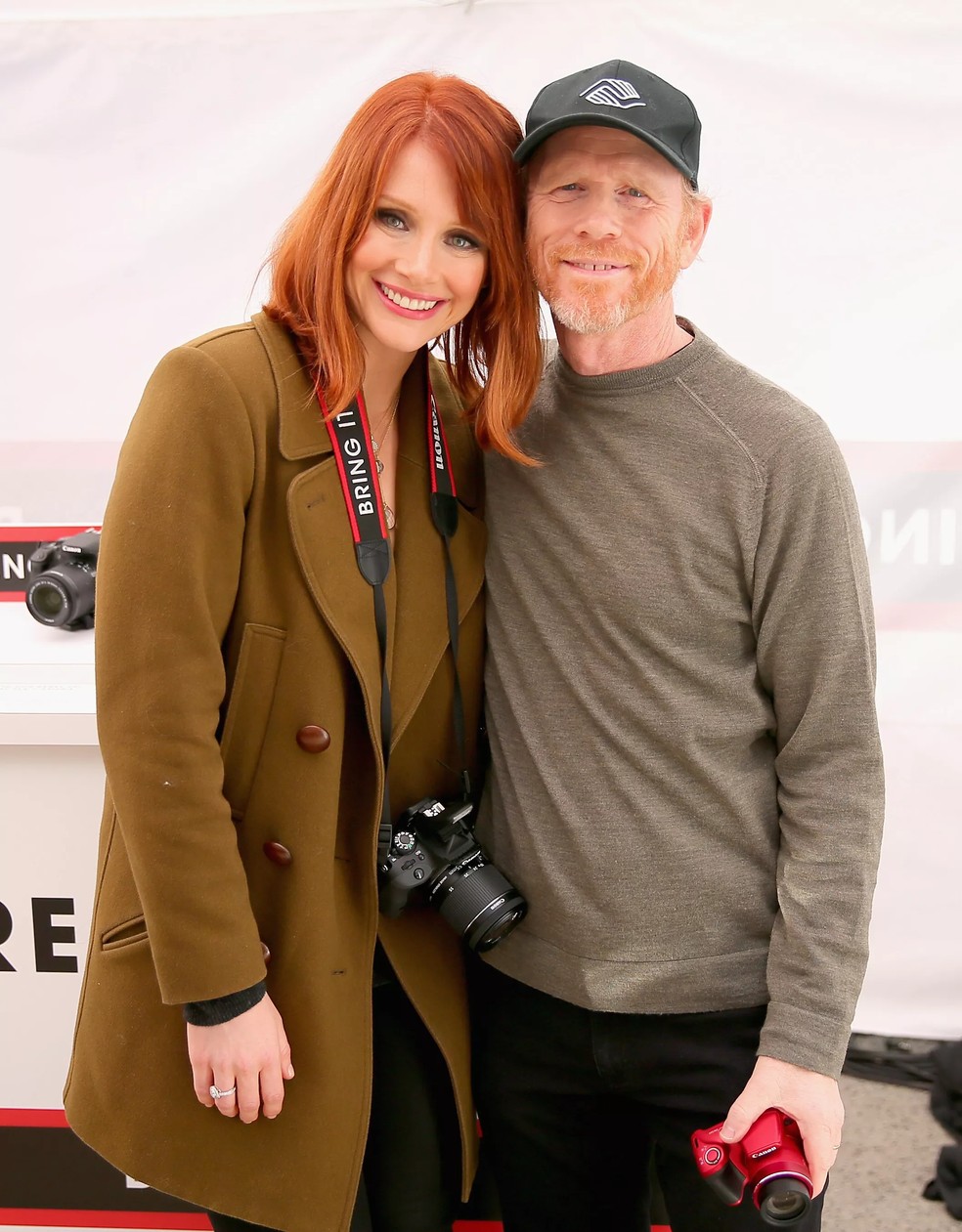 Ron Howard e Bryce Dallas Howard — Foto: Getty Images