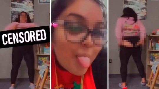Professora viraliza com vídeos explícitos feitos dentro de escola e vira alvo de investigação nos EUA