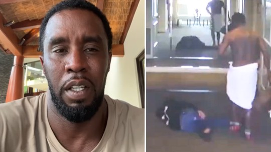 Rapper Diddy quebra silêncio após vídeo perturbador dele espancando ex-namorada vir à tona: 'Fundo do poço'