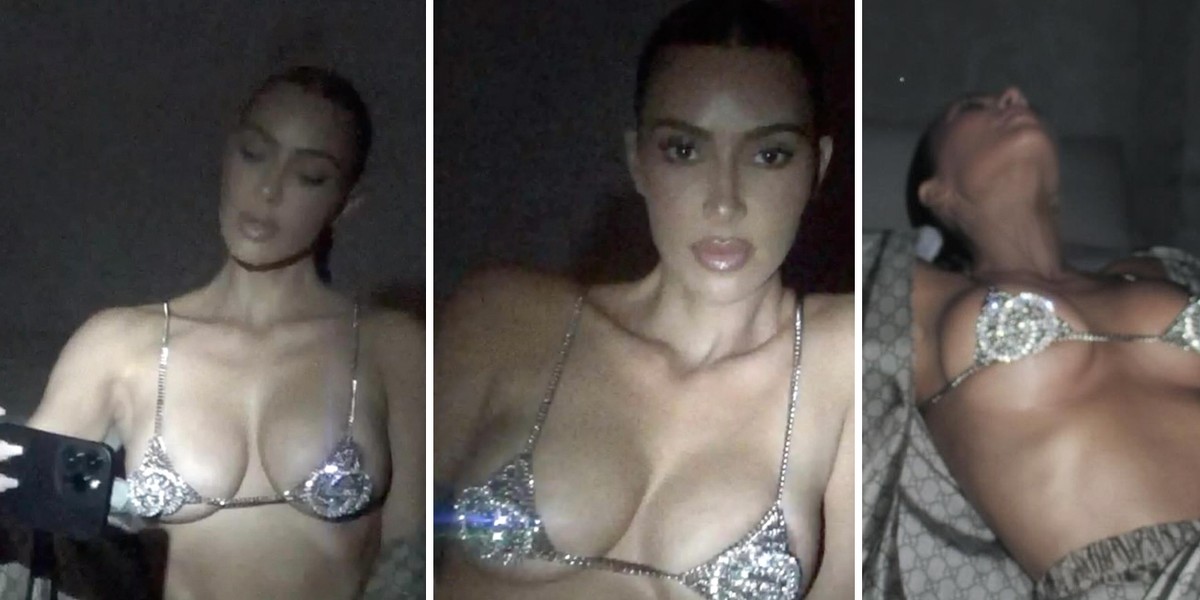Kim Kardashian é acusada de querer 'estragar' trabalho da própria irmã com fotos vestindo sutiã 