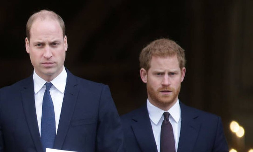 William e Harry — Foto: Getty Images