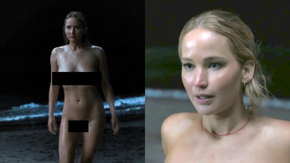 Jennifer Lawrence em 'Que Horas Eu Te Pego?' — Foto: Reprodução