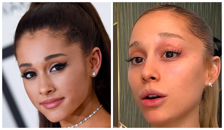 Ariana Grande em 2015 e 2023