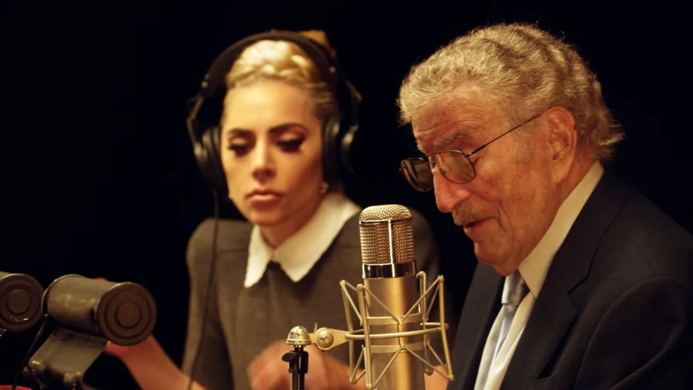 Lady Gaga e Tony Bennett — Foto: Divulgação