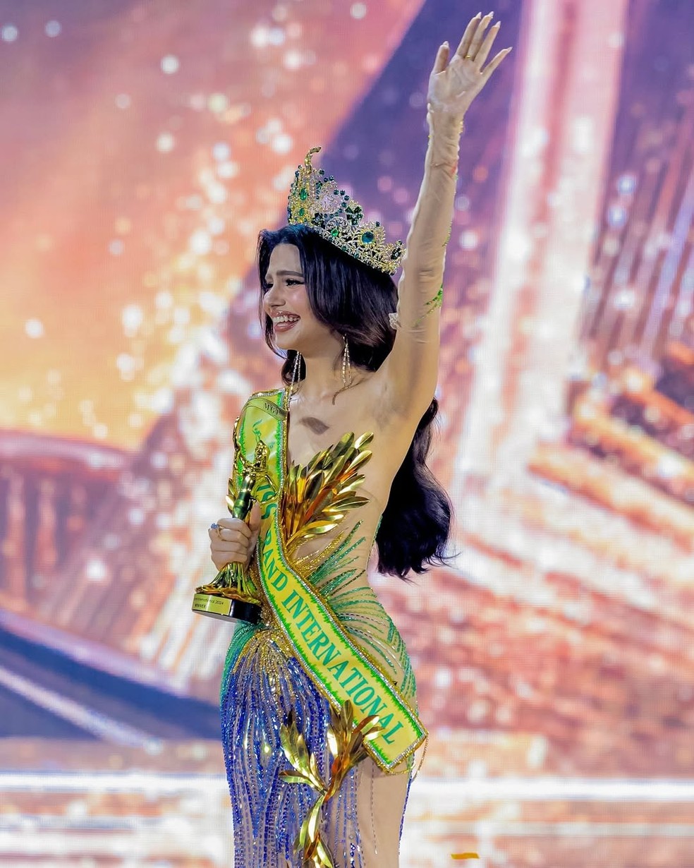 Rachel Gupta renunciou à coroa de Miss Grand Internacional 2024 — Foto: Reprodução/Instagram