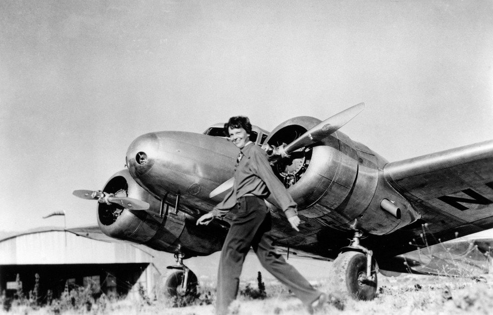 Amelia Earhart — Foto: Reprodução