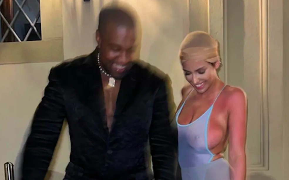 Kanye West e Bianca Censori — Foto: Instagram