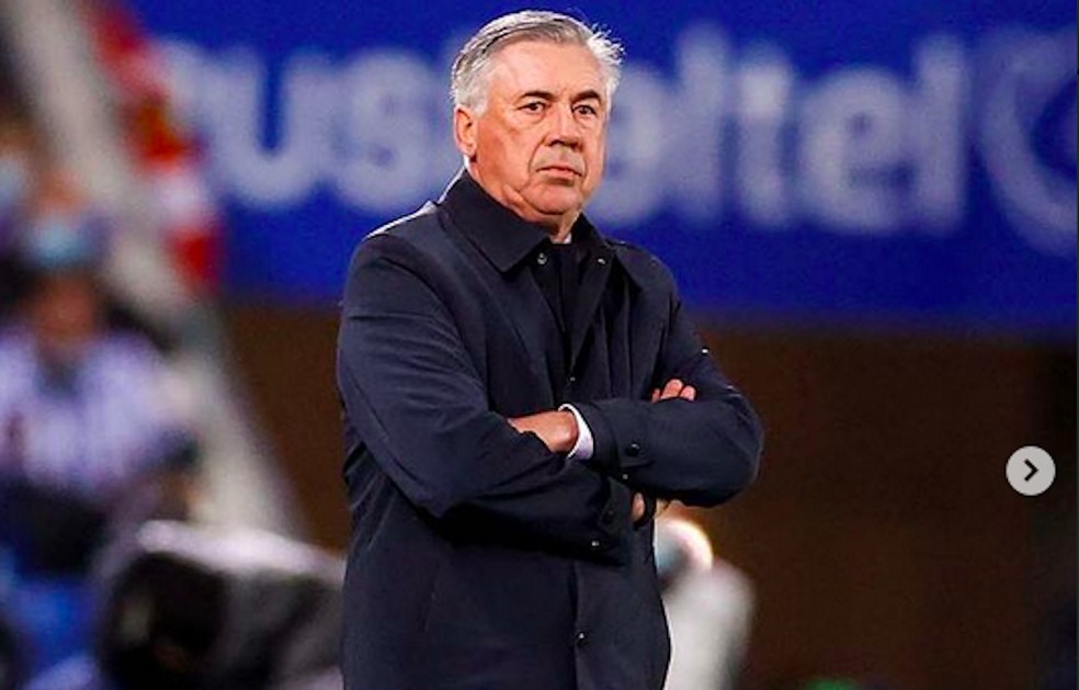 O técnico italiano Carlo Ancelotti — Foto: Instagram