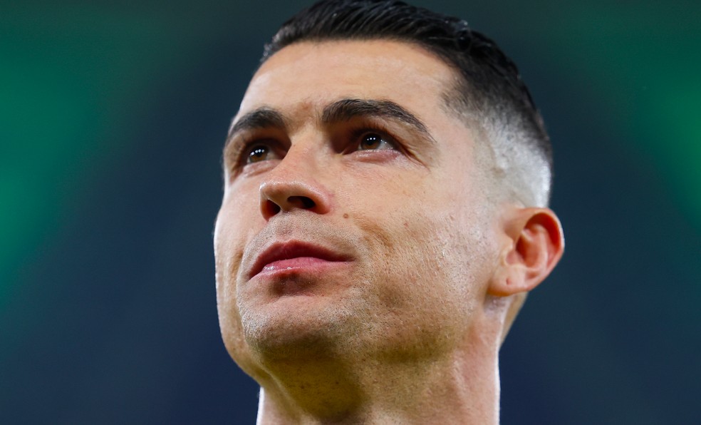 Cristiano Ronaldo em ação pelo Al-Nassr — Foto: Getty Images