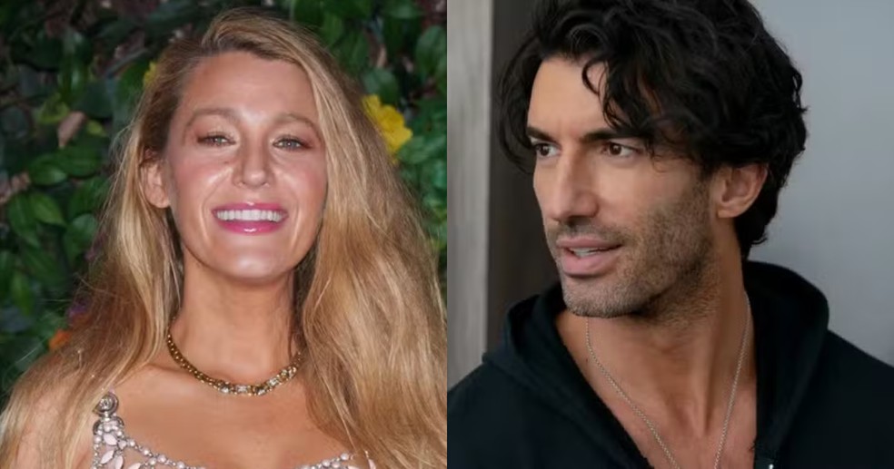 A atriz Blake Lively; o ator e diretor Justin Baldoni — Foto: Getty/Reprodução