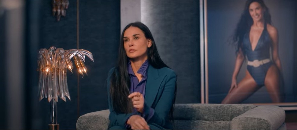 Demi Moore em 'The Substance' — Foto: Reprodução