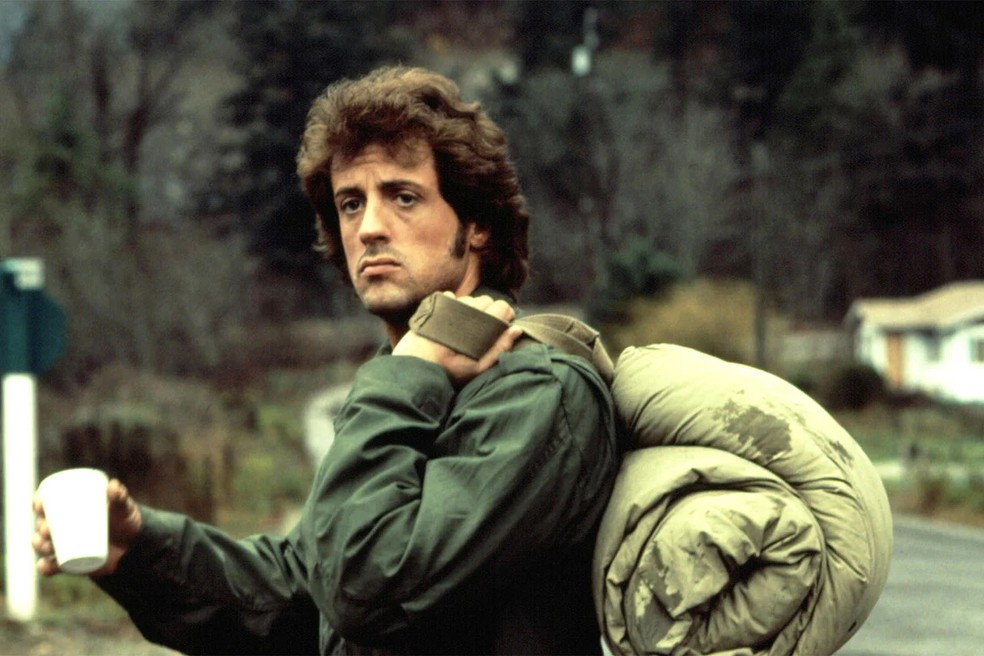 Sylvester Stallone estrelou Rambo - Programado para Matar (1982) — Foto: Divulgação