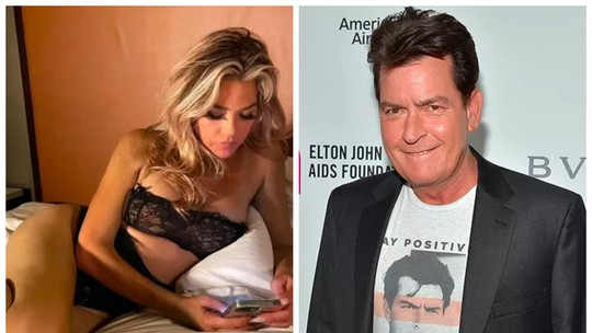 Charlie Sheen está obcecado com fotos quentes de Denise Richards, sua ex, no OnlyFans: 'Confere todas as atualizações'