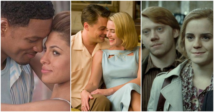 Will Smith e Eva Mendes; Leonardo DiCaprio e Kate Winslet; Rupert Grint e Emma Watson