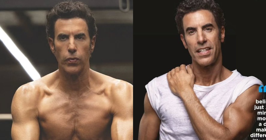 Astro de 'Borat' abraça 'crise da meia-idade' após divórcio e posa com ...