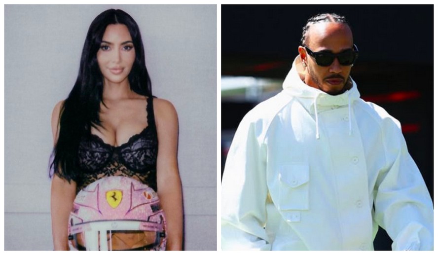 As red flags do namoro de Lewis Hamilton e Kim Kardashian, segundo ...