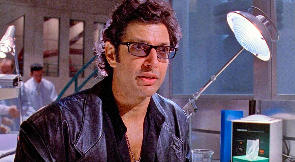 O ator Jeff Goldblum em Jurassic Park (1993) — Foto: Reprodução