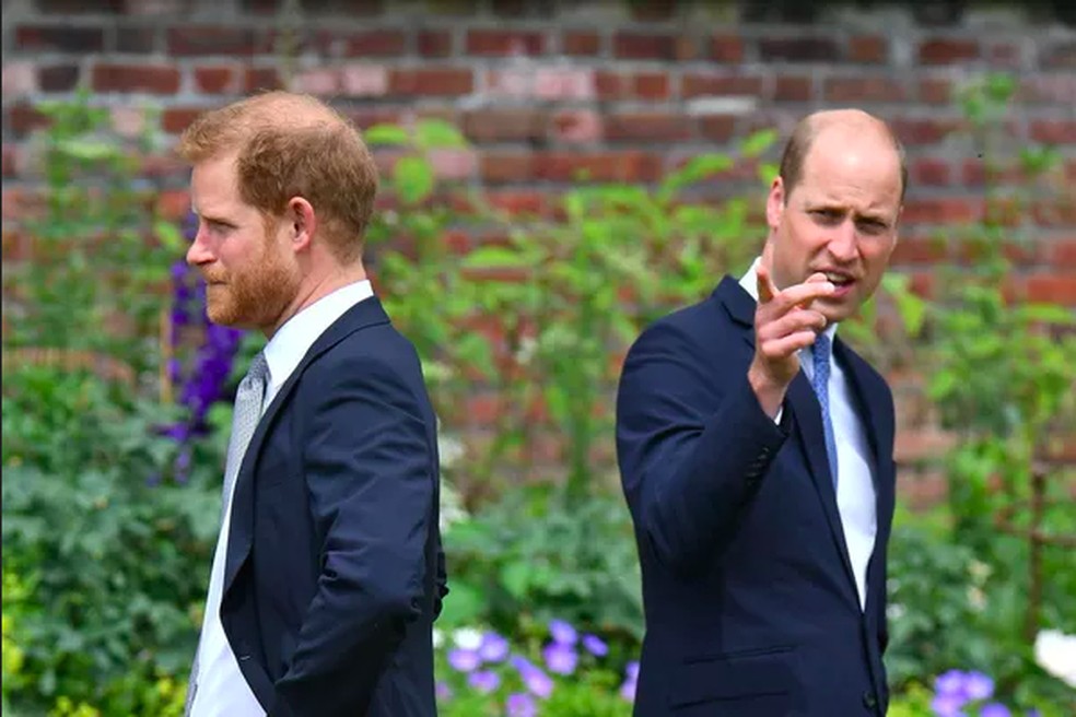 O Príncipe Harry e o Príncipe William — Foto: Getty Images