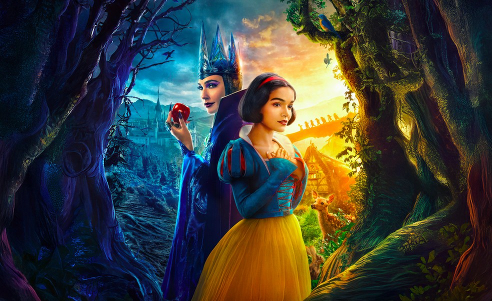 Gal Gadot e Rachel Zegler em material de divulgação de Branca de Neve (2025) — Foto: Divulgação