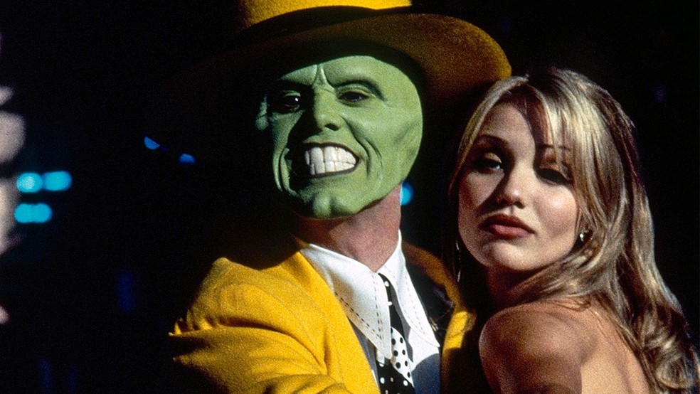 Jim Carrey e Cameron Diaz em 'O Máskara' — Foto: Reprodução