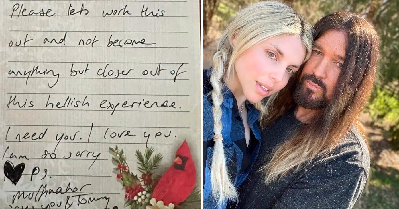 Denunciado por abuso, Billy Ray Cyrus divulga bilhete escrito por ex ...