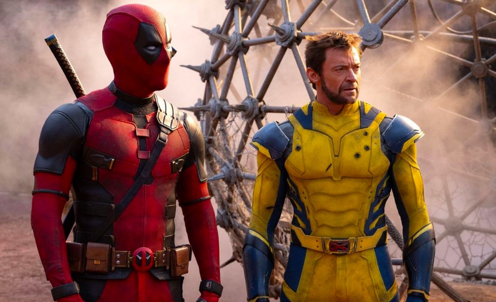 Ryan Reynolds e Hugh Jackman como os protagonistas de Deadpool & Wolverine (2024) — Foto: Reprodução