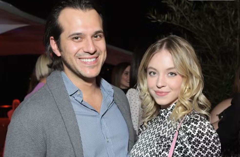Jonathan Davino e Sydney Sweeney — Foto: Getty Images