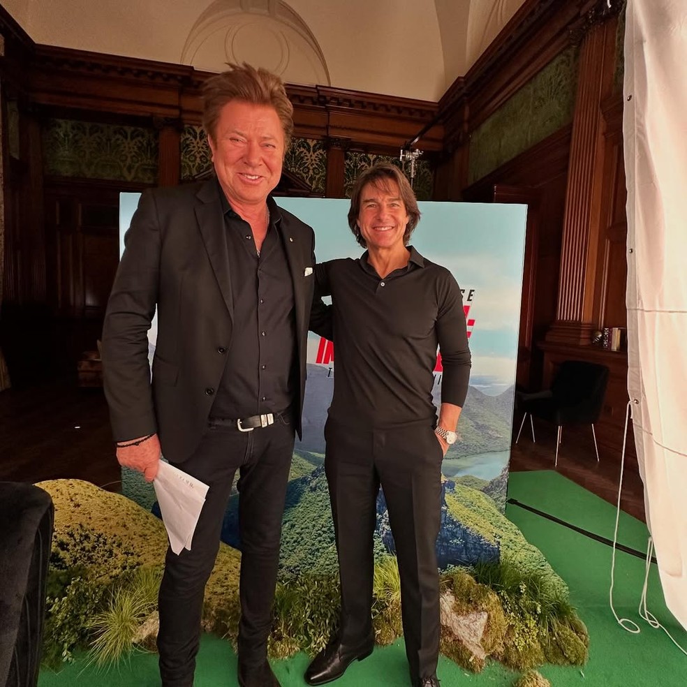 Richard Wilkins e Tom Cruise — Foto: reprodução/Instagram