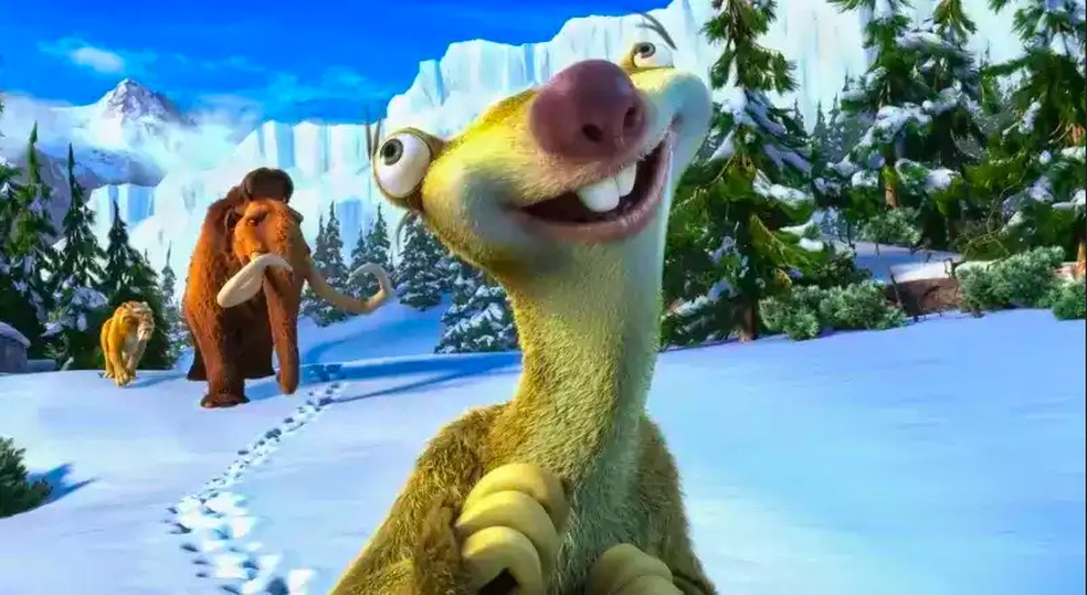 O personagem Sid em cena da franquia A Era do Gelo — Foto: Reprodução
