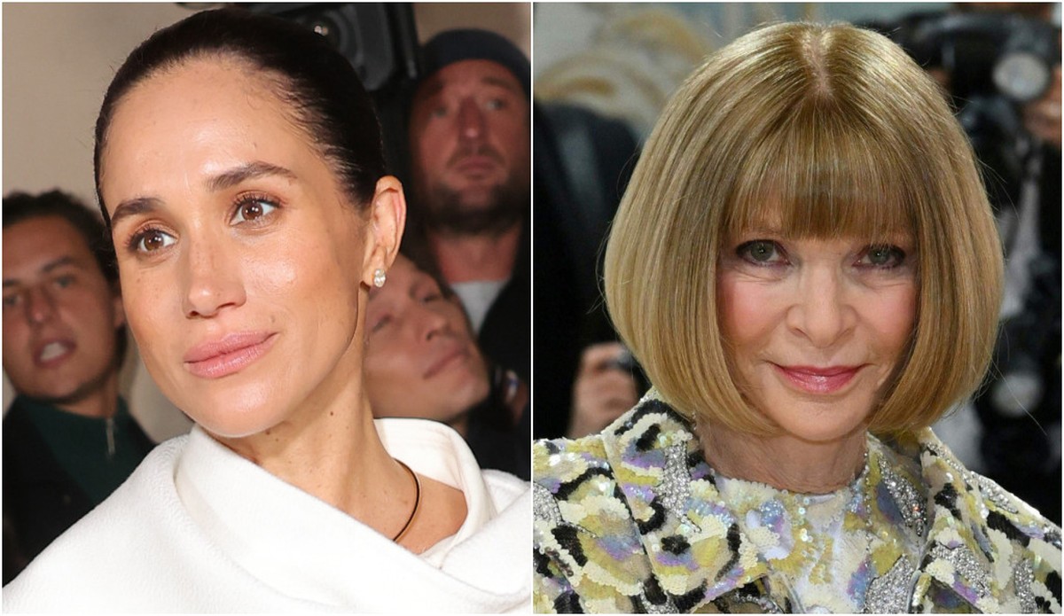 Encontro da paz entre Meghan Markle e Anna Wintour, editora que ...