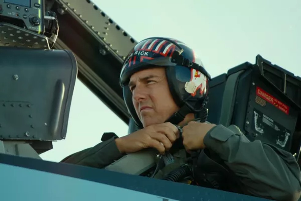 Tom Cruise em Top Gun: Maverick — Foto: divulgação