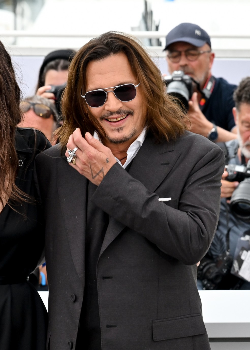 Johnny Depp no Festival de Cinema de Cannes — Foto: Getty