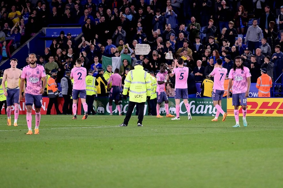 Leicester x Everton — Foto: Reprodução/Instagram