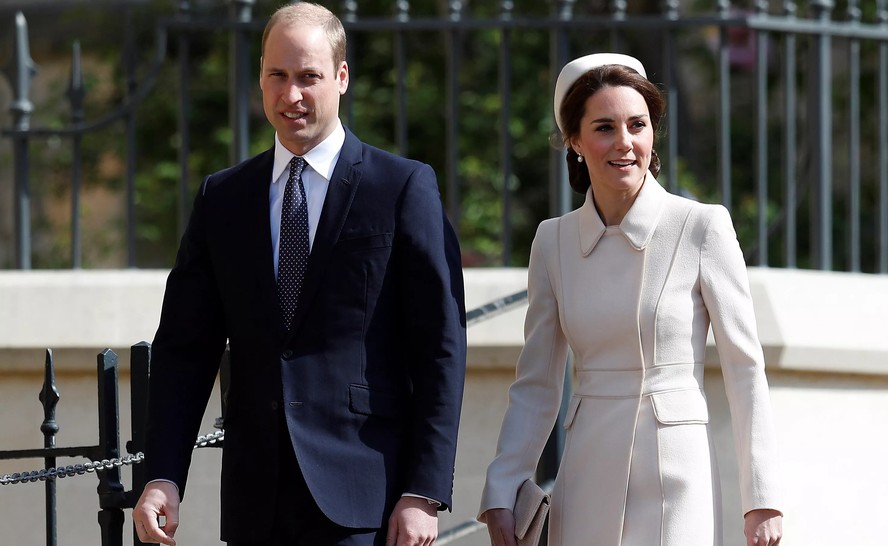 Príncipe William e a princesa Kate Middleton