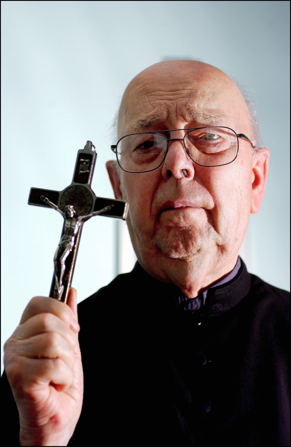O padre Gabriele Amorth, exorcista do Vaticano — Foto: Getty