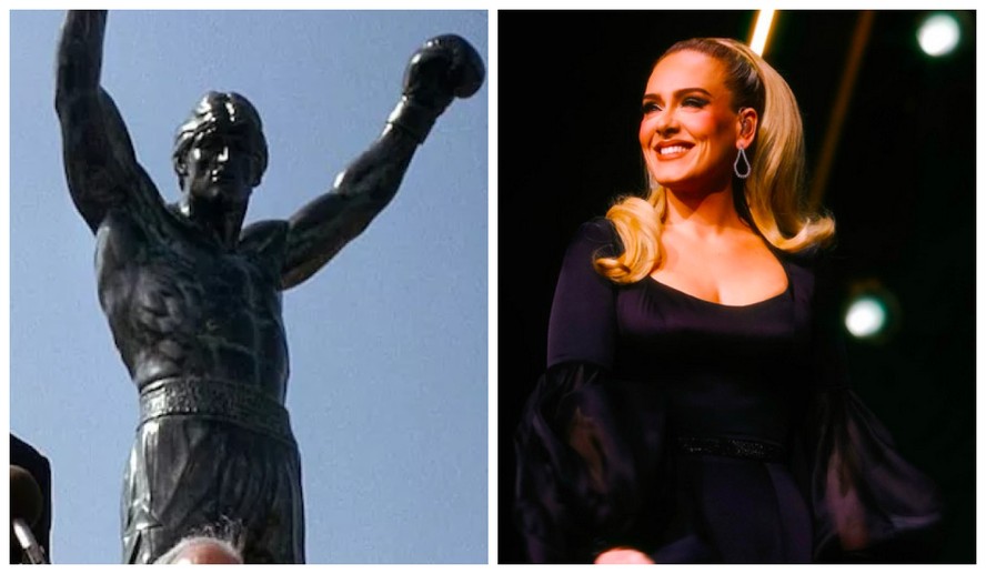 A cantora Adele fez questão da inclusão da estátua de Rocky Balboa, mostrada em Rocky III (1982), ao negociar a compra de mansão de Sylvester Stallone