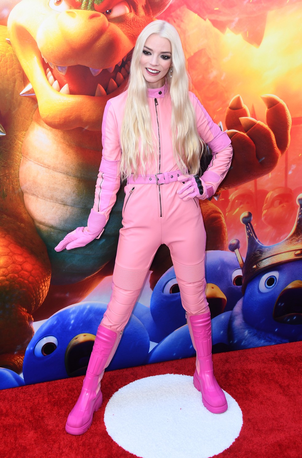 Anya Taylor-Joy na première de 'Super Mario Bros. O Filme' em Los Angeles em abril de 2023  — Foto: Getty Images