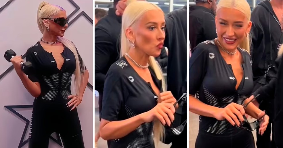 A cantora Christina Aguilera  Foto: reproduo/TikTok
