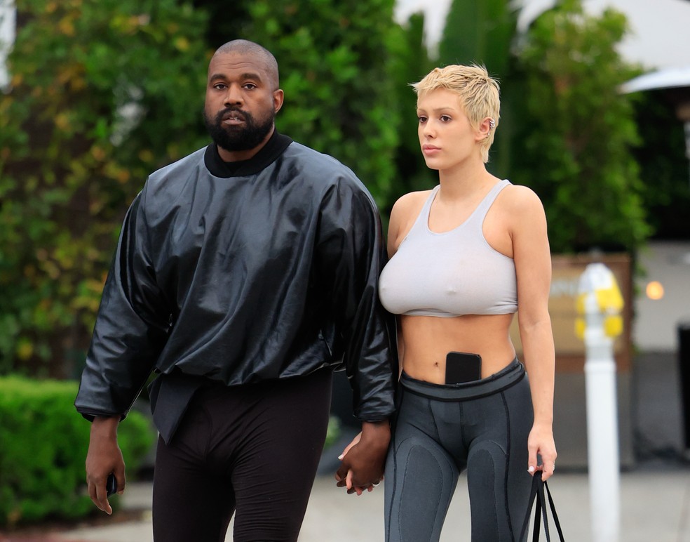 Kanye West e Bianca Censori — Foto: Getty Images