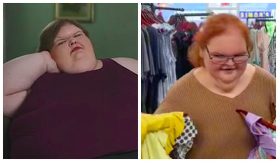 Tammy Slaton tinha mais que 274 kg na época do lançamento do programa Amy e Tammy: Irmãs contra o peso'