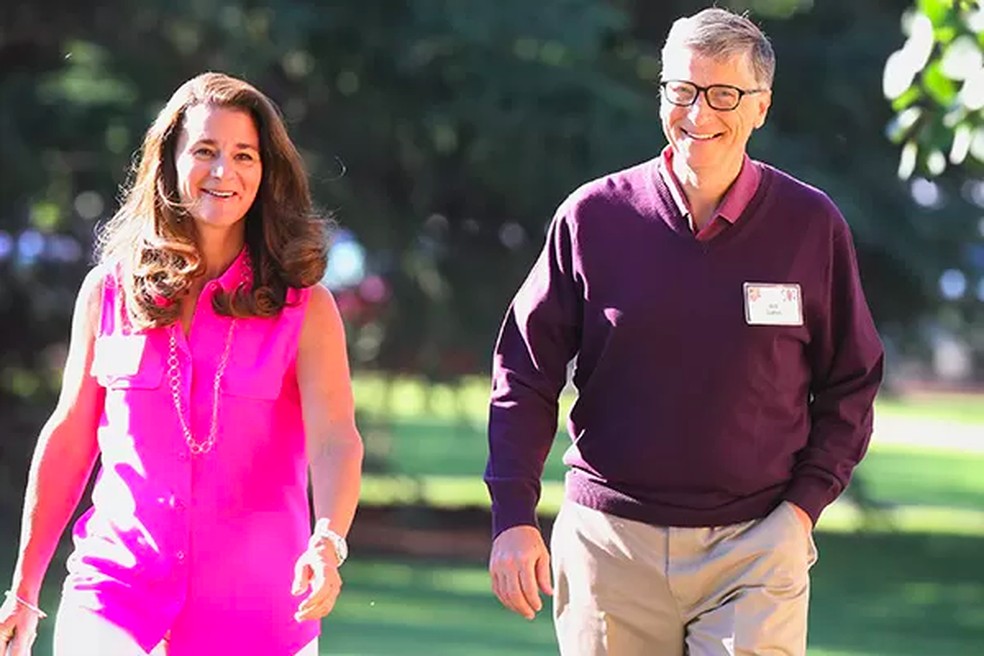 Melinda Gates e Bill Gates — Foto: Getty Images