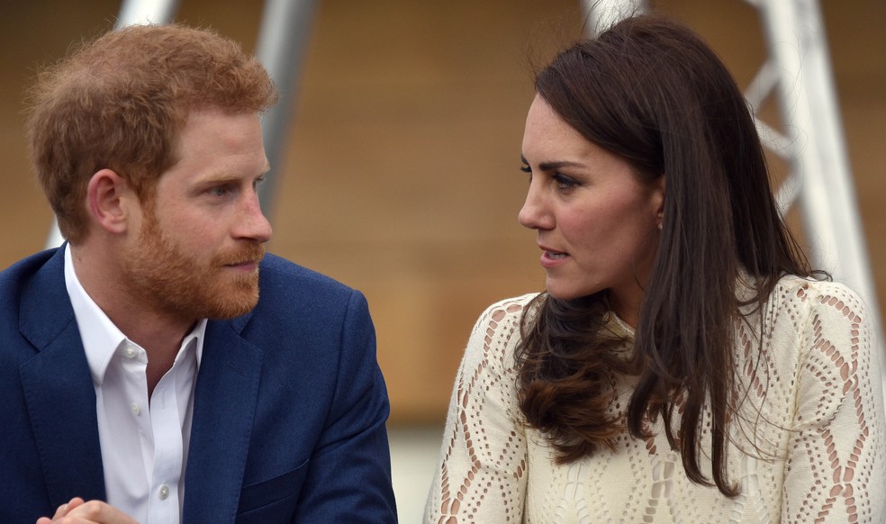 Príncipe Harry e Kate Middleton — Foto: Getty Images